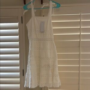 Elegant White Lace Dress